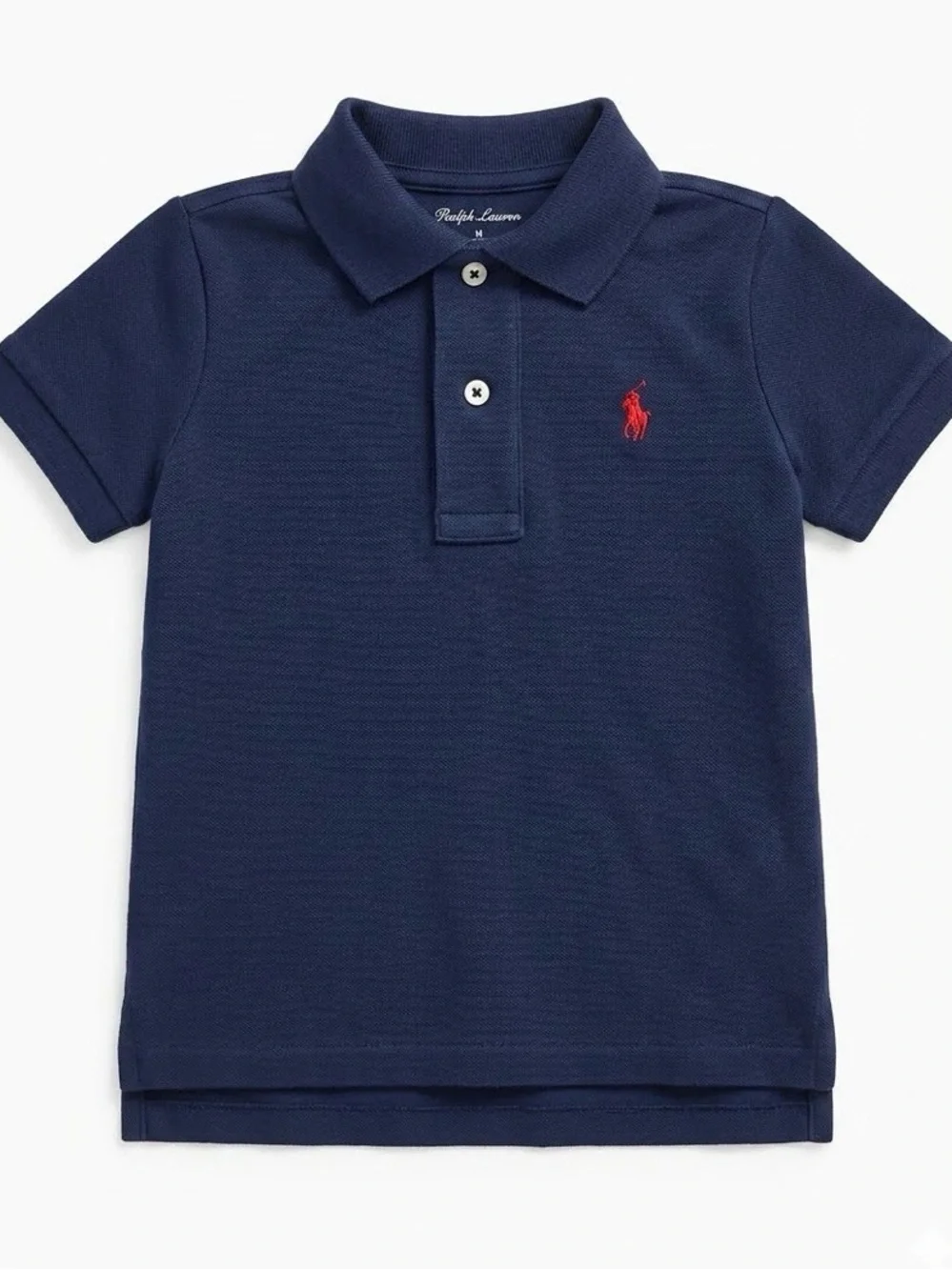 Ralph Lauren Navy Polo with Red Pony Embroidery